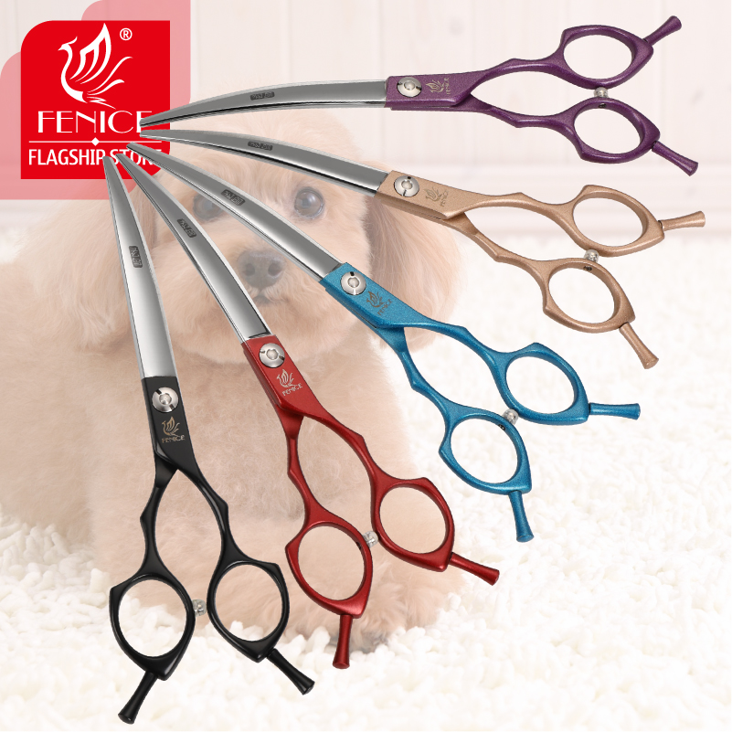Grooming Scissors - Fenice Профессиональные симметричные ручки, красочные 6,5-дюймовые