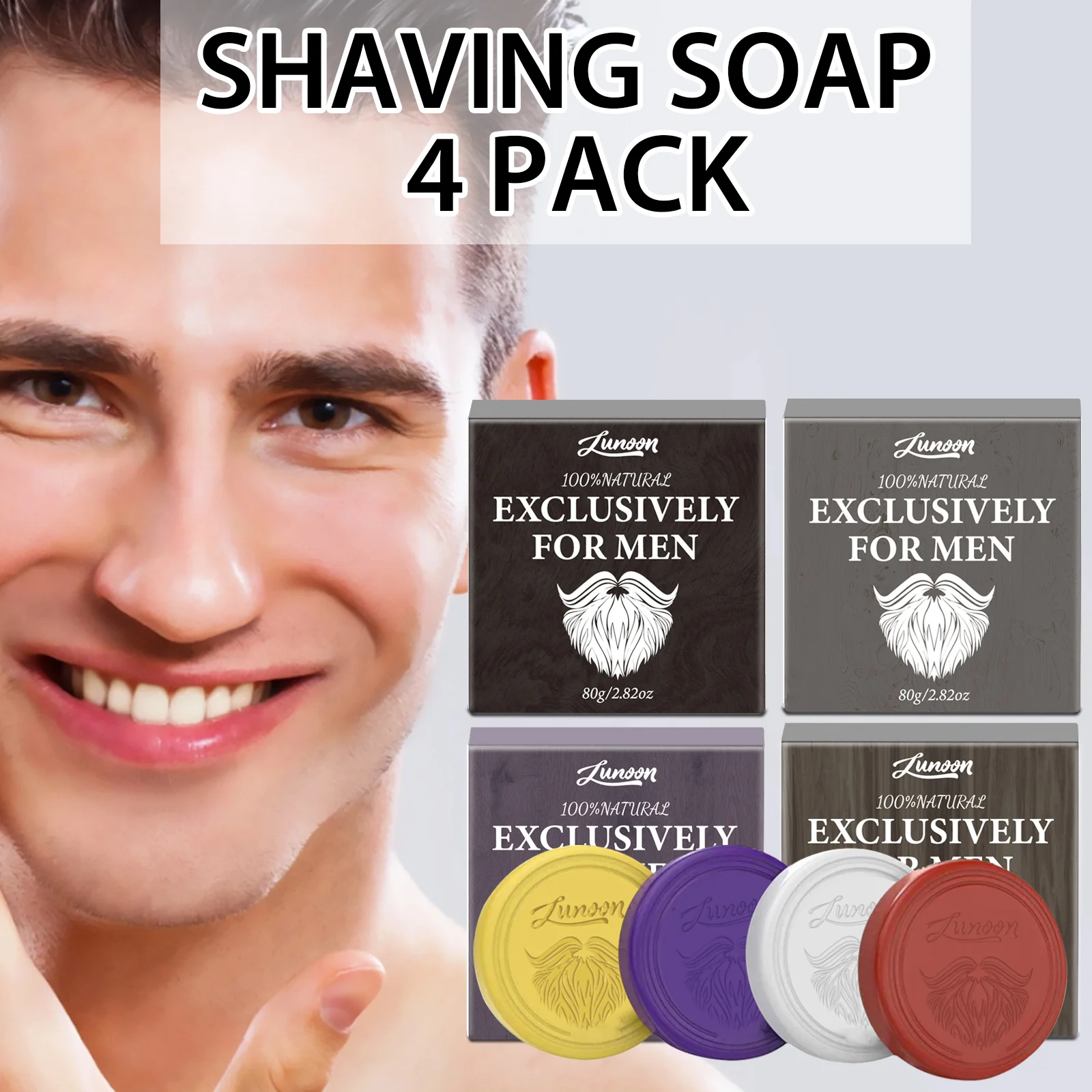 Shaving Cream - Мыло для бритья для мужчин, 4/1