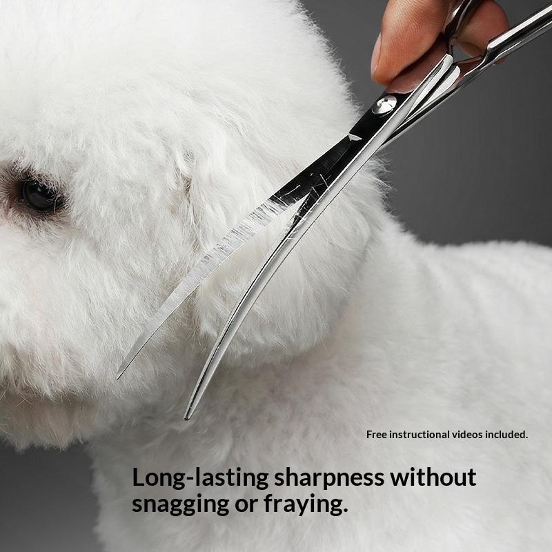 1 шт. Профессиональные изогнут – обзор и цена Grooming Scissors