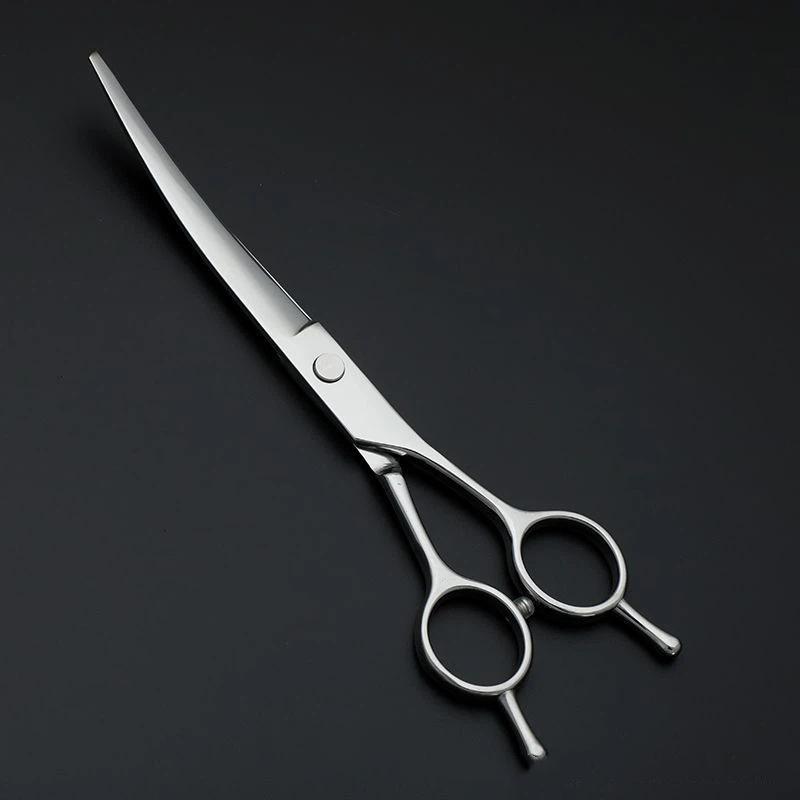 1 шт. Профессиональные изогнут – обзор и цена Grooming Scissors