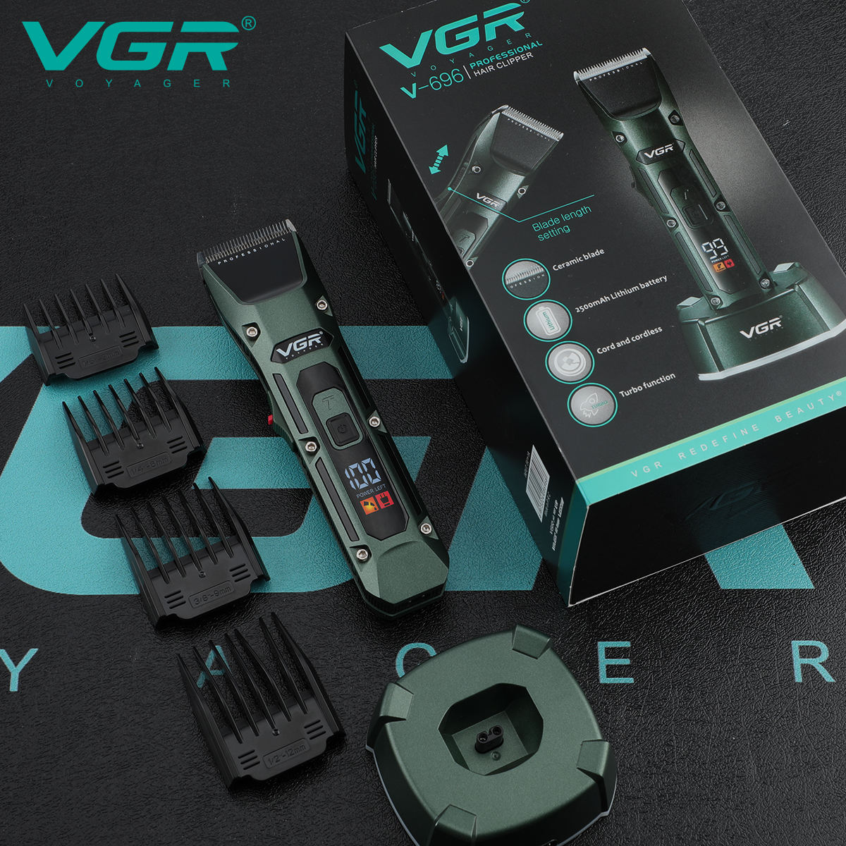 VGR V-696 Новый металлический  – обзор и цена Electric Shaver Rotary